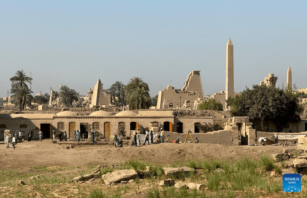 Ancient temple excavation gains progress by joint Egyptian-Chinese archaeological mission-12