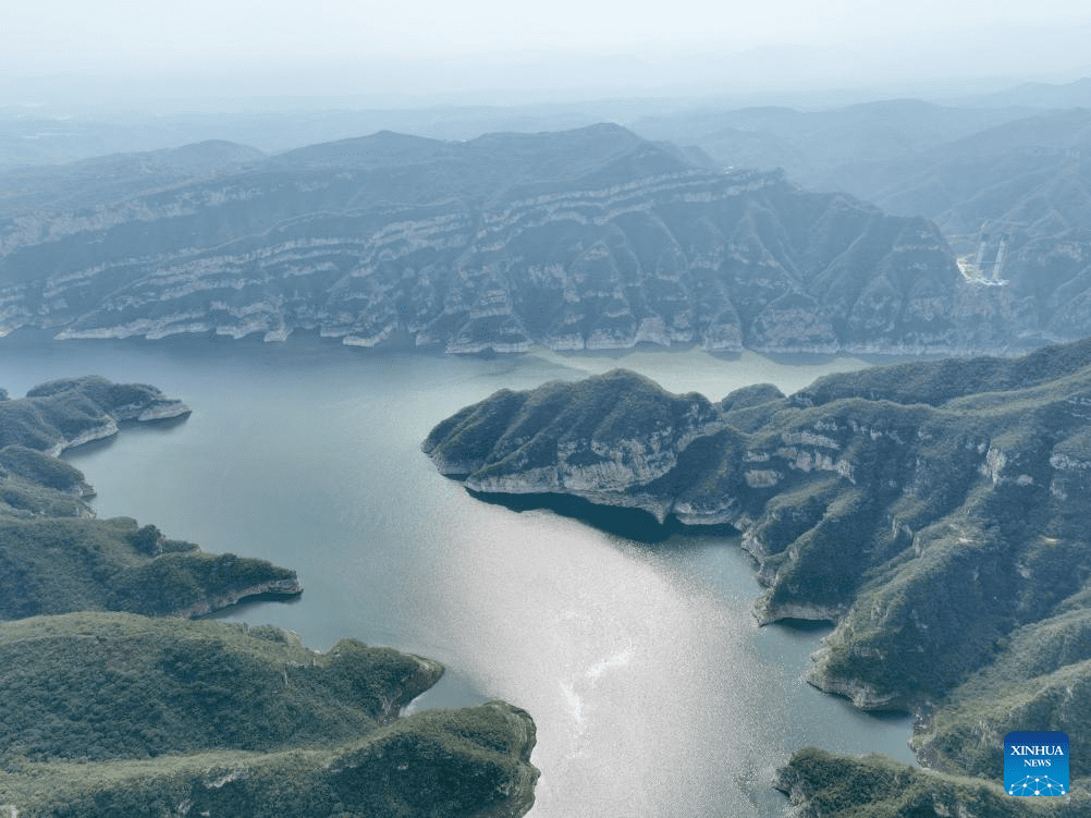 Scenery of canyon on Yellow River in Henan-4