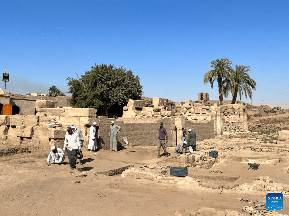 Ancient temple excavation gains progress by joint Egyptian-Chinese archaeological mission-13