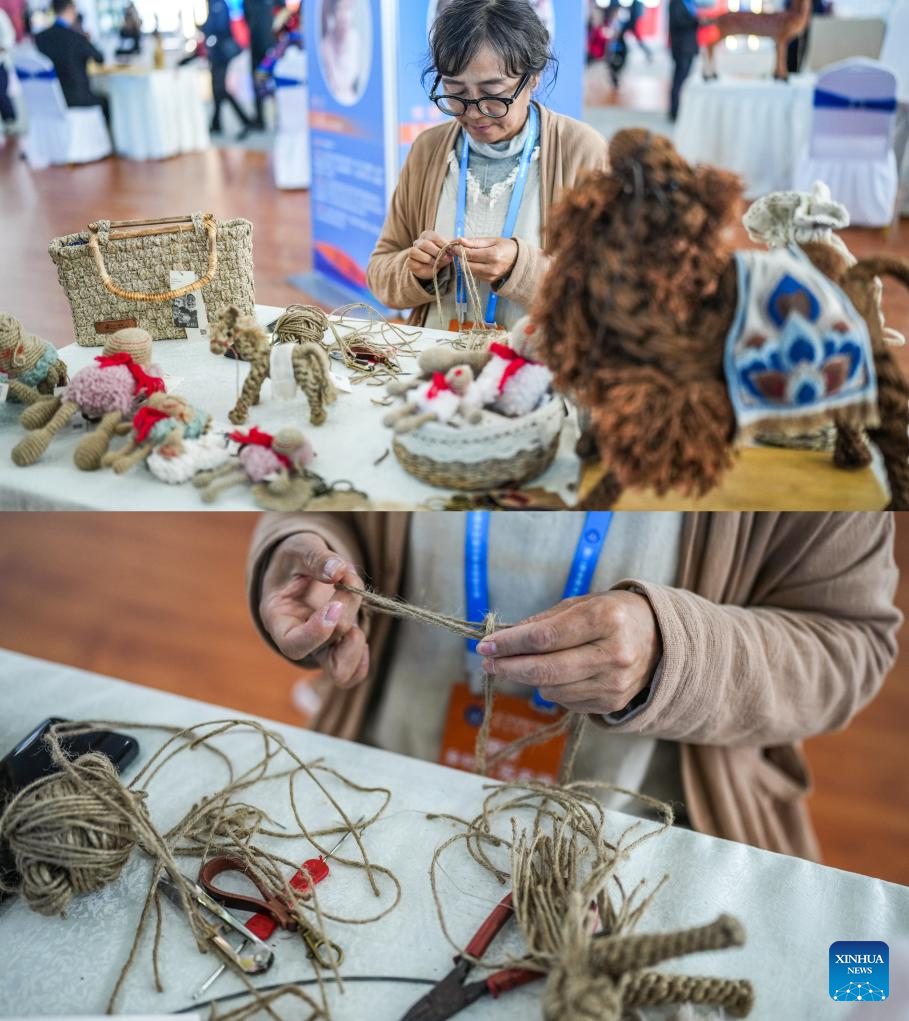 Artisans showcase handicrafts in national vocational skills competition in SW China-1