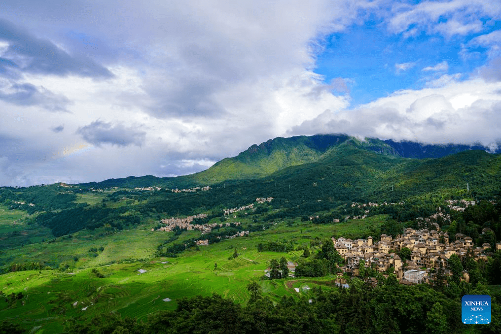 View of Hani terraced fields in Yunnan-6