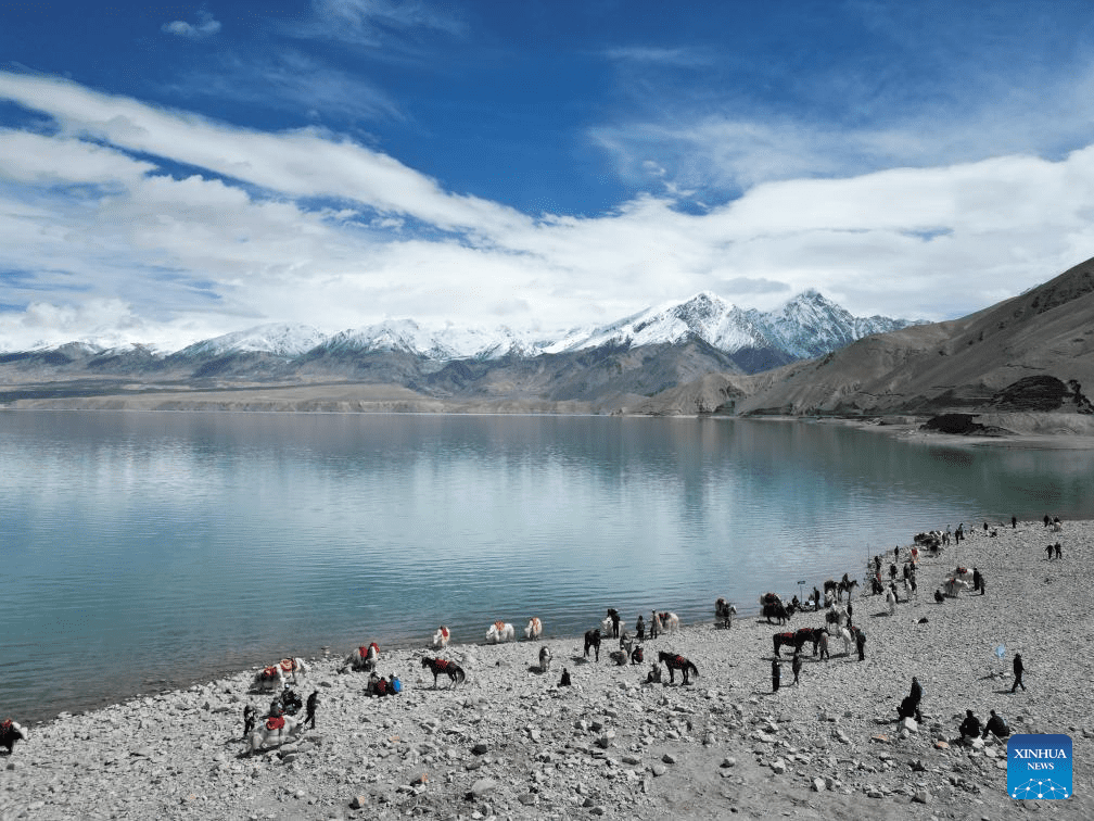 View of Baisha Lake scenic area in Akto County, NW China's Xinjiang-3