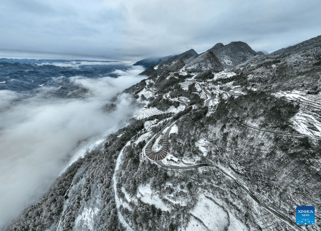 Snow scenery of Wuxi County, SW China-9