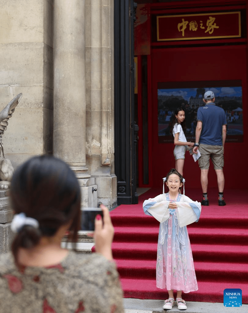 Children experience cultural activities at China House for Paris 2024 Olympic Games-4