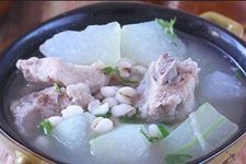 Winter Melon Barley Pork Rib Soup-3