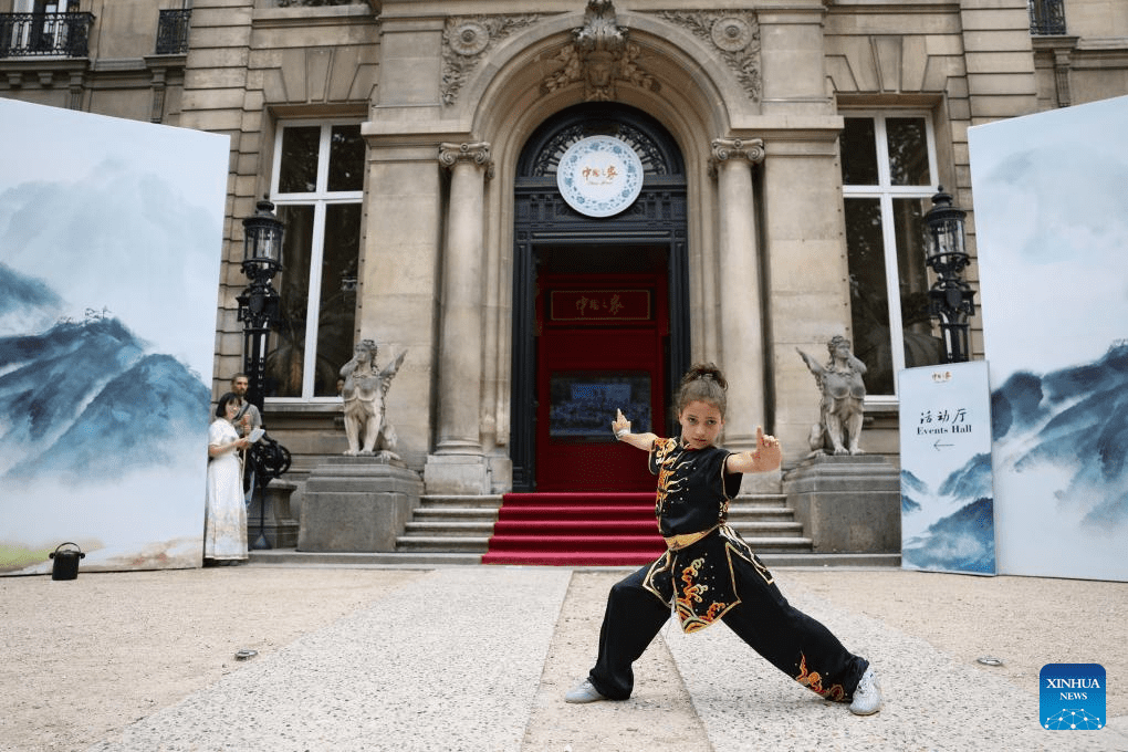 Children experience cultural activities at China House for Paris 2024 Olympic Games-7