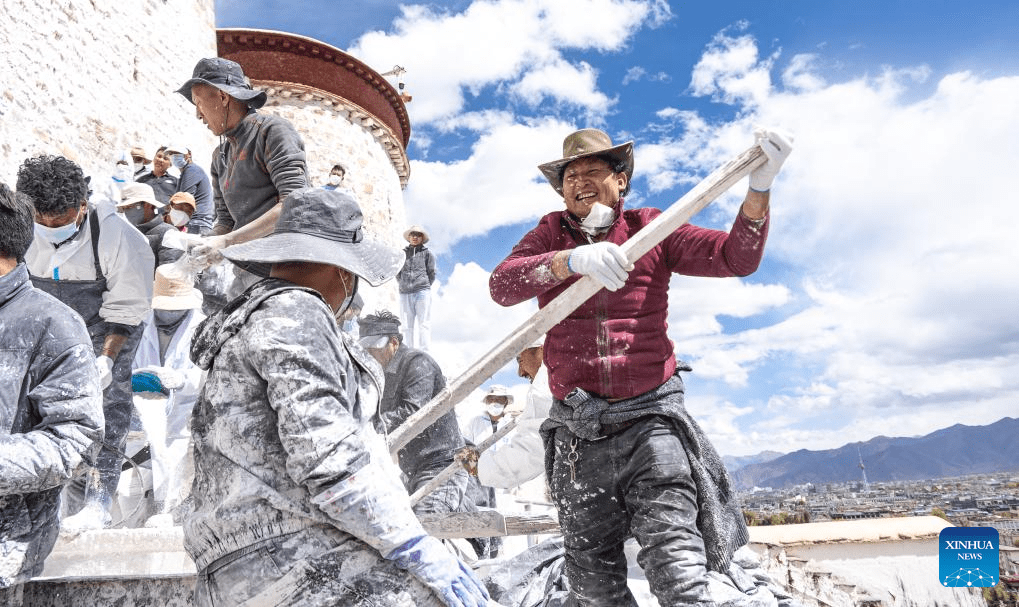 Annual renovation work of Potala Palace conducted in Tibet-2