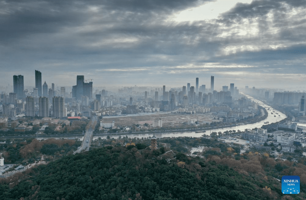 View along Grand Canal in Wuxi, E China-11