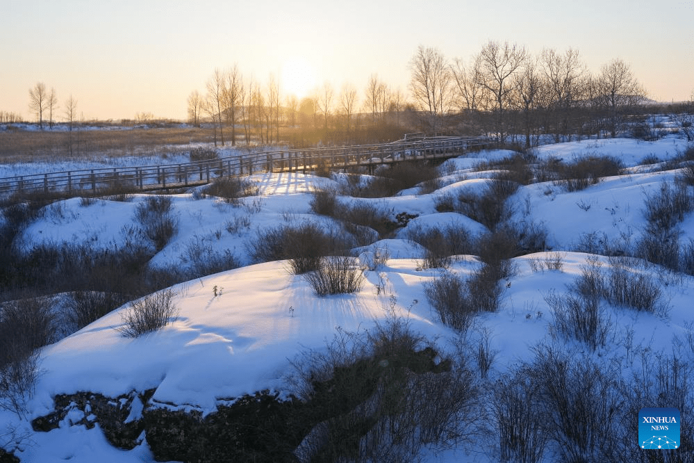 Snow scenery of Wudalianchi Geopark in Heihe, NE China-2