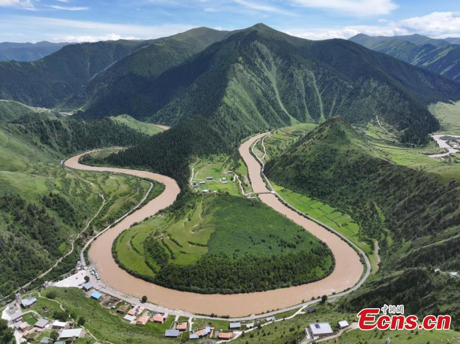 Natural scenery of Makehe primitive forest farm in Qinghai-1