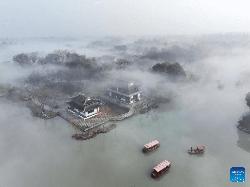 Scenery of Slender West Lake in China's Yangzhou-2