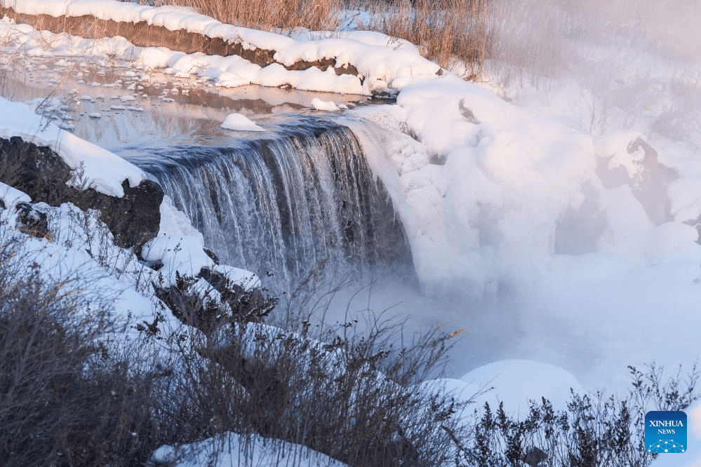 Snow scenery of Wudalianchi Geopark in Heihe, NE China-1