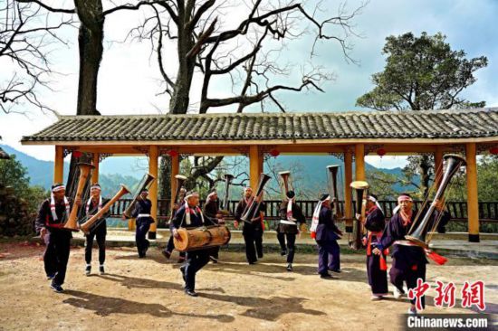 Yao ethnic group's Huangni drum dance well-preserved in S China's Guangxi-3