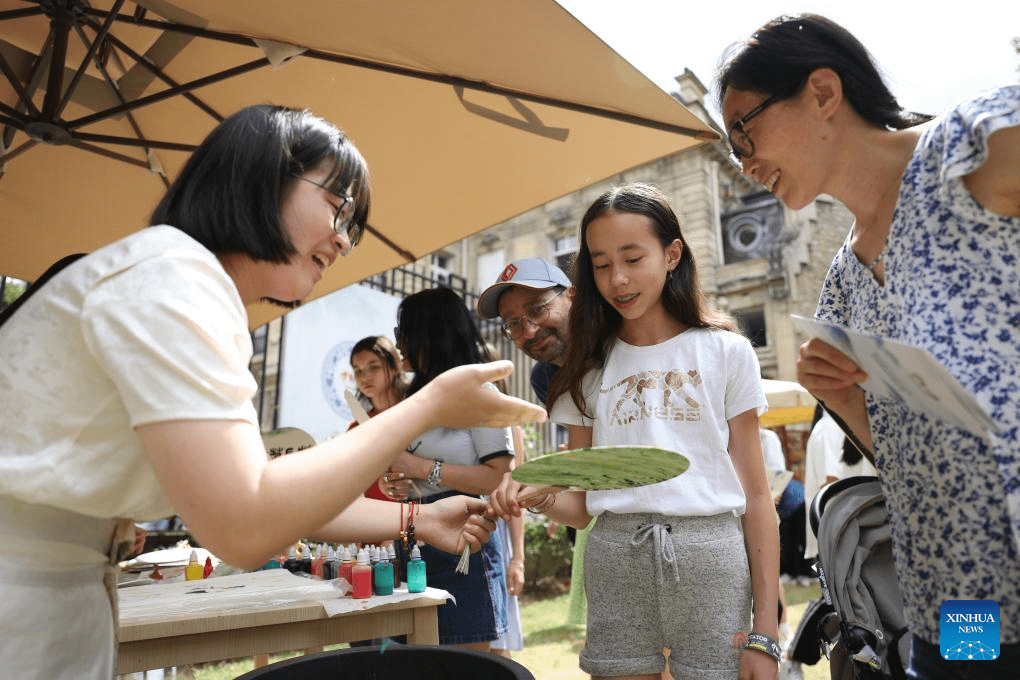 Children experience cultural activities at China House for Paris 2024 Olympic Games-5