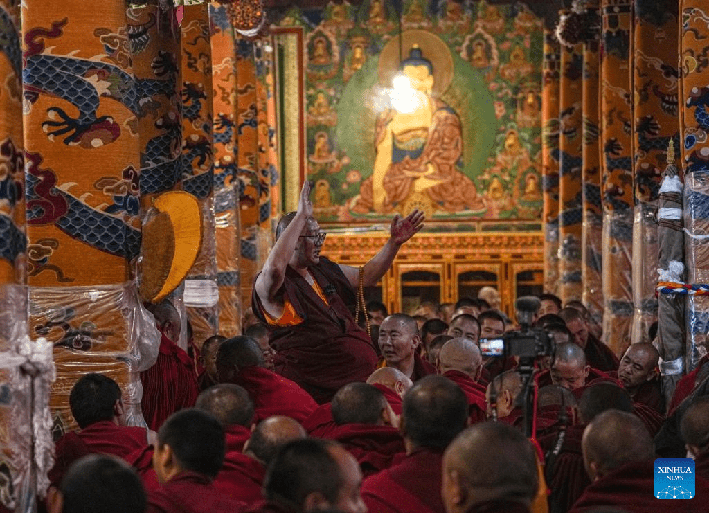 Preliminary exam for highest Tibetan Buddhism degree held in Xizang-2