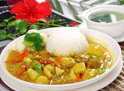 How to Make Curry Chicken Rice