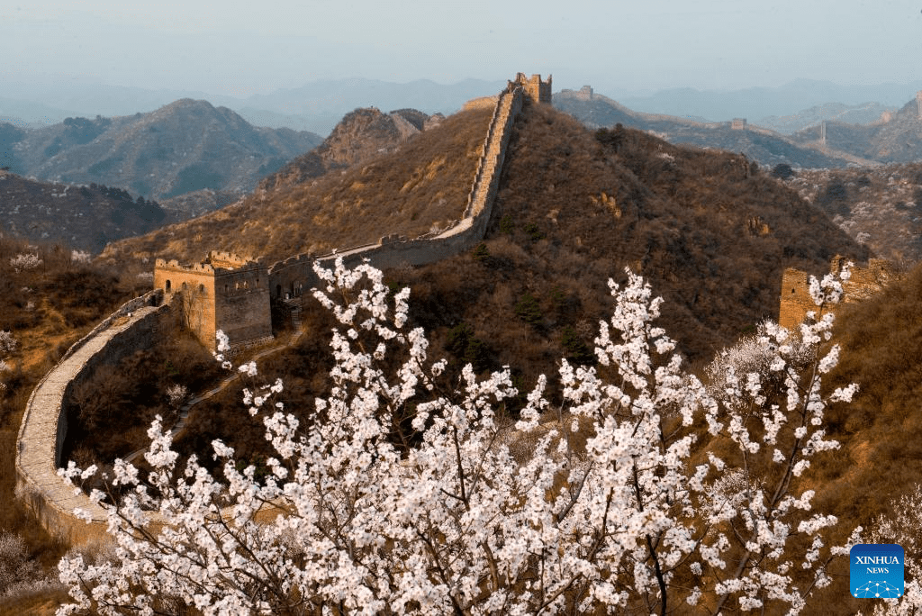 Aerial view of Great Wall through four seasons-4