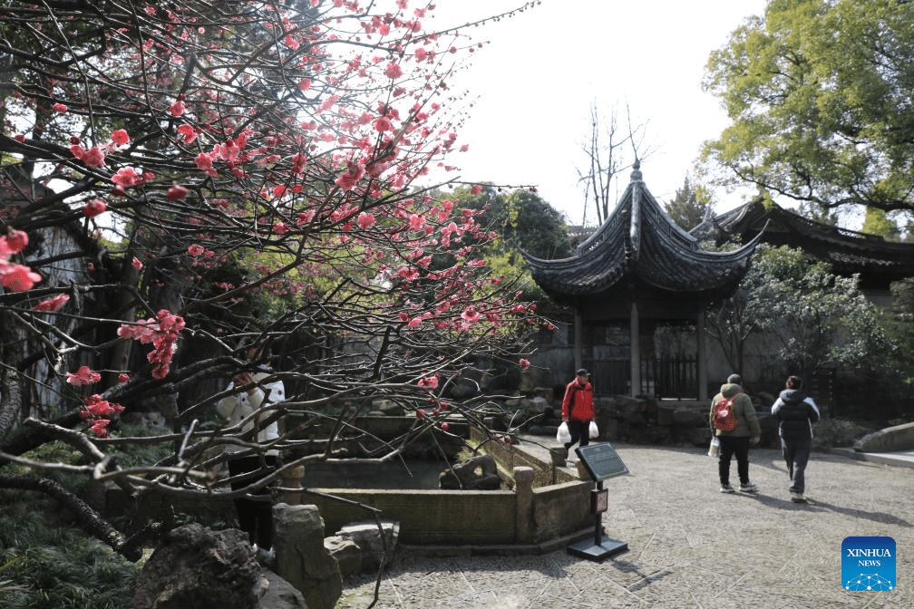 Spring scenery of Jichang Garden in Wuxi, E China's Jiangsu-1