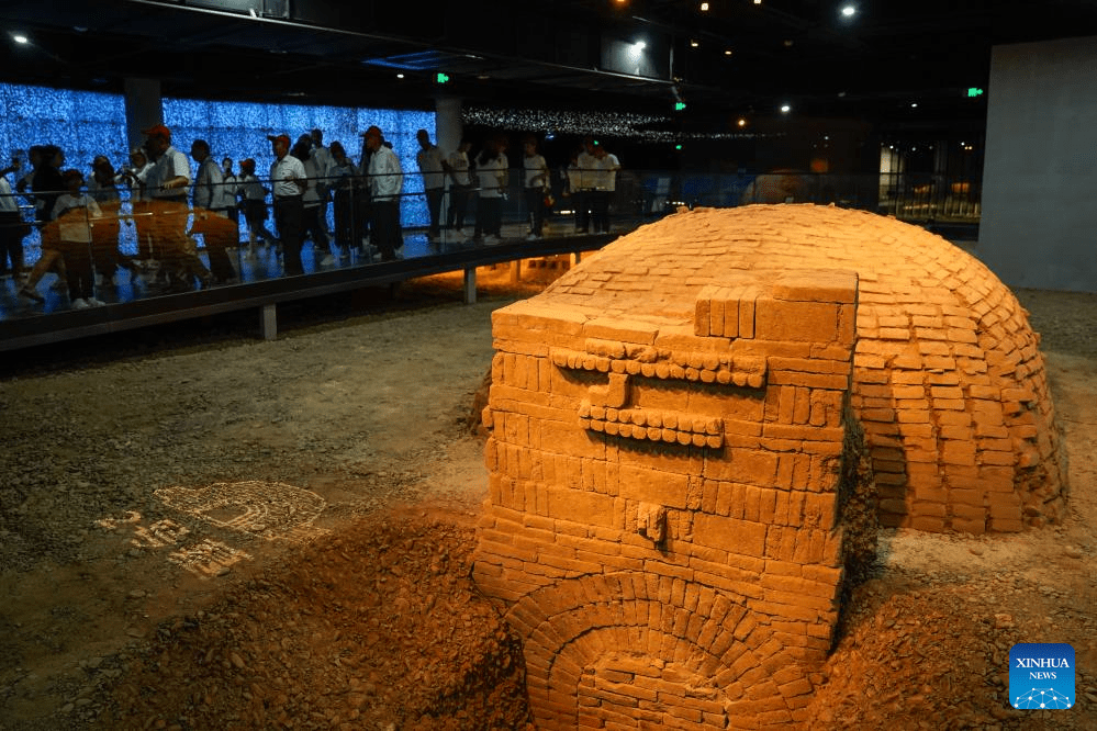 Ancient Silk Road underground tombs museum opens in Xinjiang-14