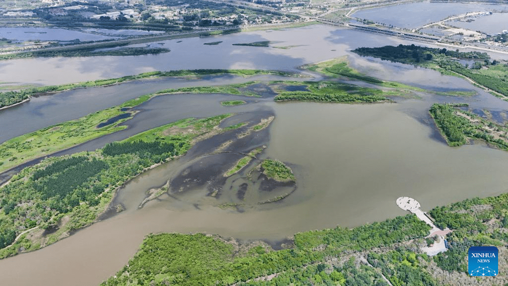 Aerial view of Heilongjiang Taiyangdao National Wetland Park-3