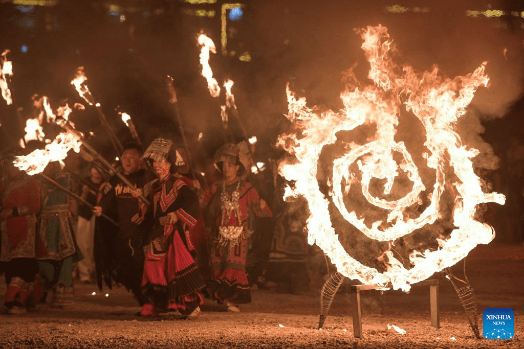 In pics: Torch Festival of Yi ethnic group in Guizhou-6