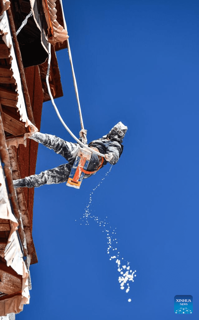 Annual renovation work of Potala Palace conducted in Tibet-1