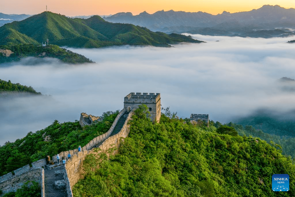 Aerial view of Great Wall through four seasons-11