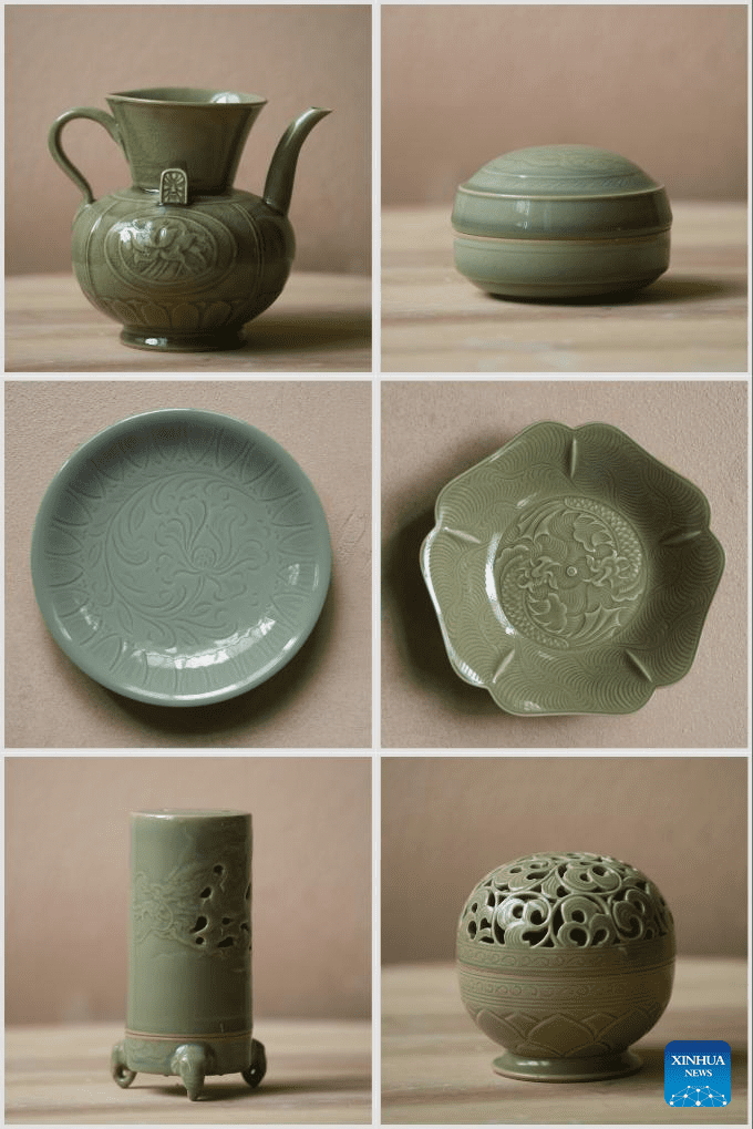 Young porcelain artisan revives celadon ware in ancient Shabu Kiln style-11