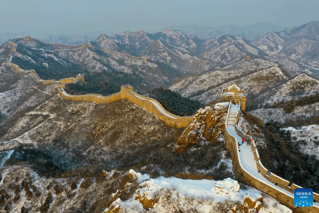 Aerial view of Great Wall through four seasons-3