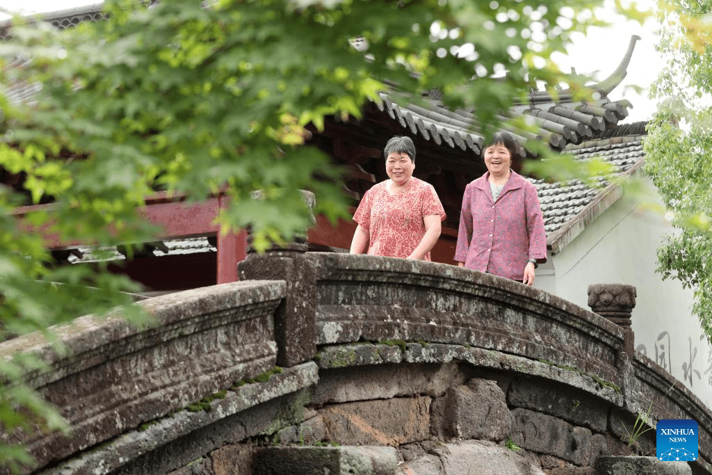 Ancient stone bridges under well protection in east China's Zhejiang-6