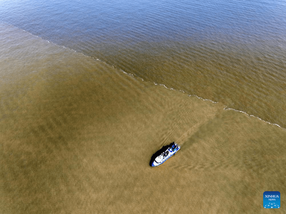 View of Yellow River estuary in Dongying, east China's Shandong-2