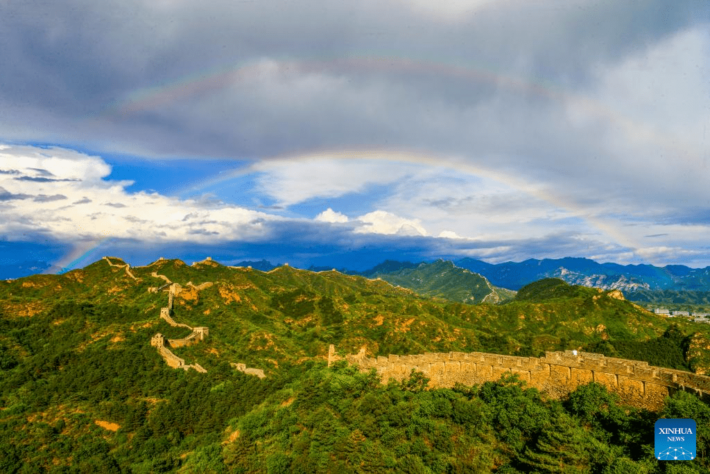 Aerial view of Great Wall through four seasons-8