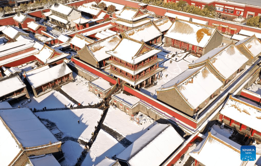 Shenyang Imperial Palace covered in snow-1