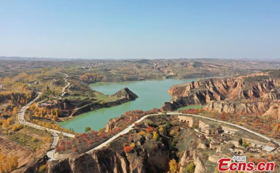 Magnificent scenery of Mahuangliang Loess Geopark in Shaanxi