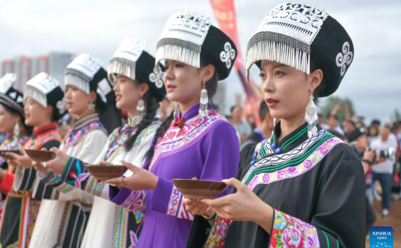 In pics: Torch Festival of Yi ethnic group in Guizhou