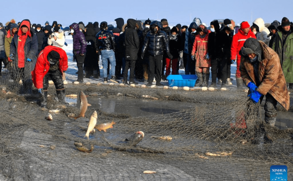 Ecological restoration of Chagan Lake in NE China brings bright fishery, eco-tourism prospects