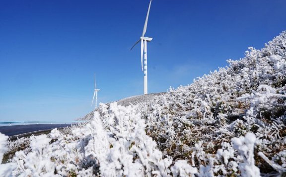 Beautiful scenery after snowfall at Jiucaiping scenic spot, SW China’s Guizhou