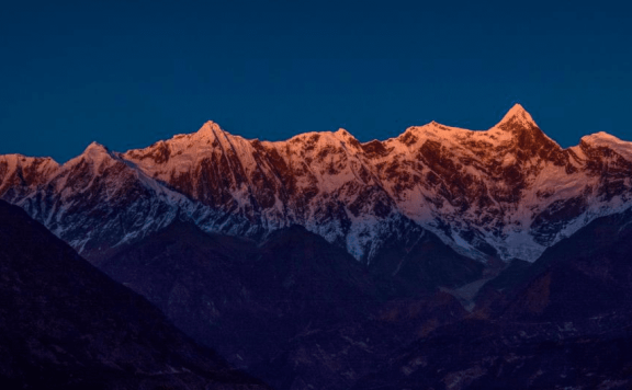 Scenery of Mount Namcha Barwa in China’s Tibet