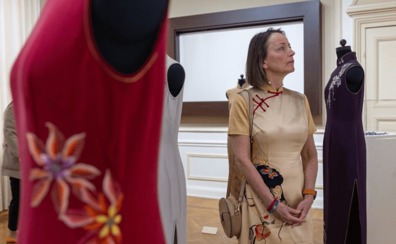 Shanghai-style Qipao collection on exhibition in Brussels