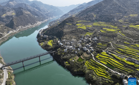 Scenery of Gouyuan Township in Xunyang, NW China’s Shaanxi