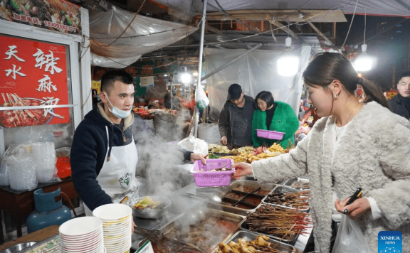 Local delicacy spices up tourism in northwest China city